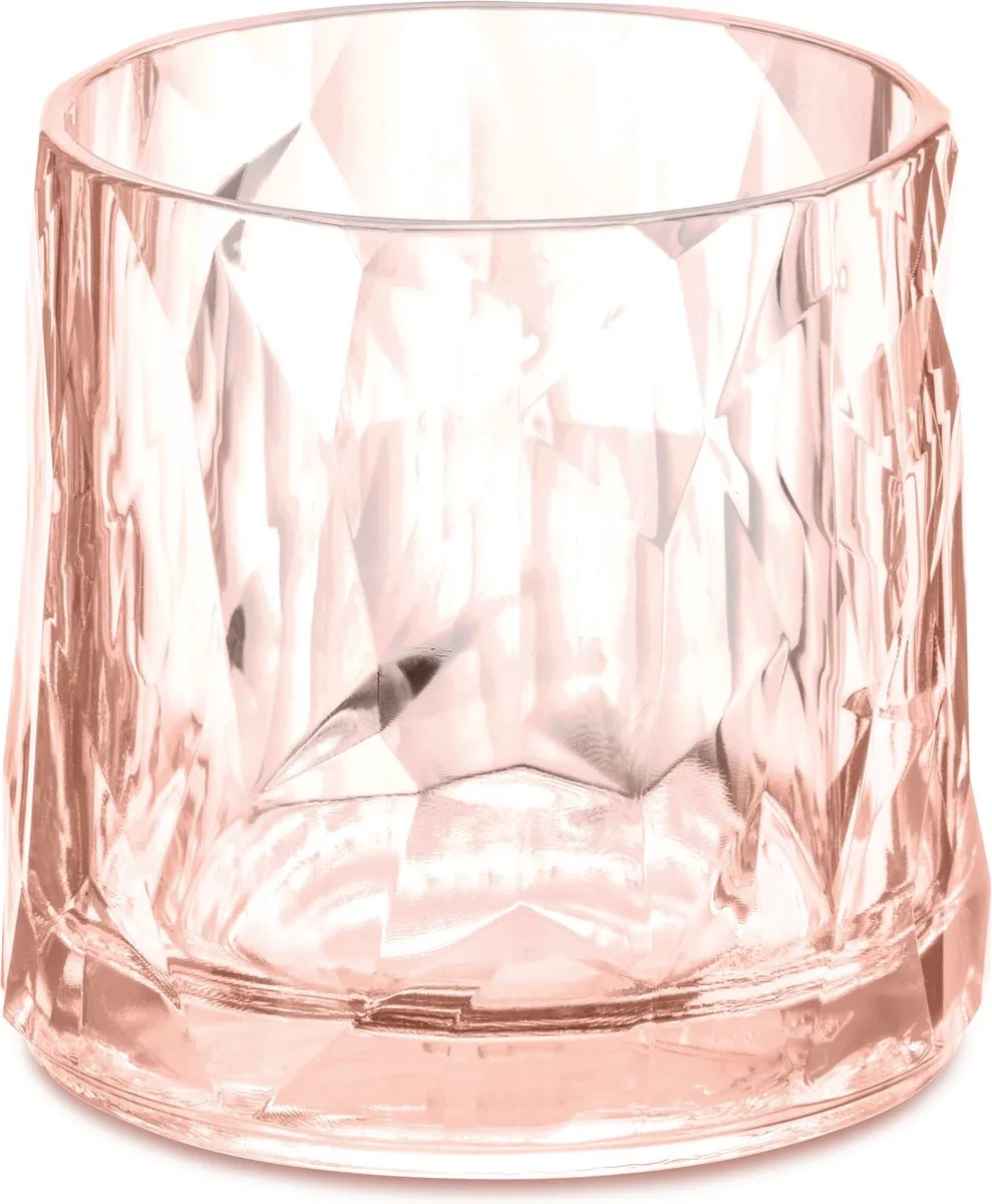 Superglas Club No. 02 Waterglas 250 ml Set van 6 Stuks - Kunststof van Koziol in Roze – productfoto