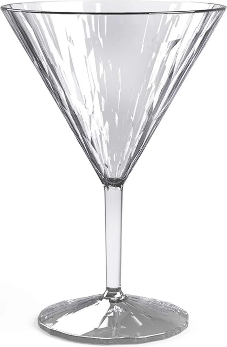 Superglas Club No. 12 Cocktailglas 250 ml Set van 2 Stuks Luxury Light Grey - Thermoplastic de Koziol en Gris – photo produit