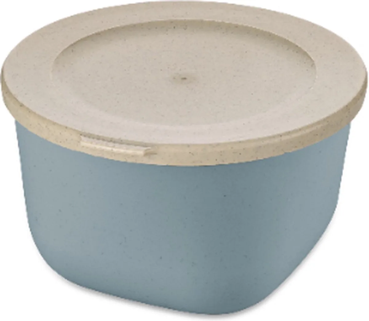 Vershouddoos, Kom met Deksel, 1 L, Natuur Bloemen Organic Bio-Circular van Koziol in Blauw – productfoto