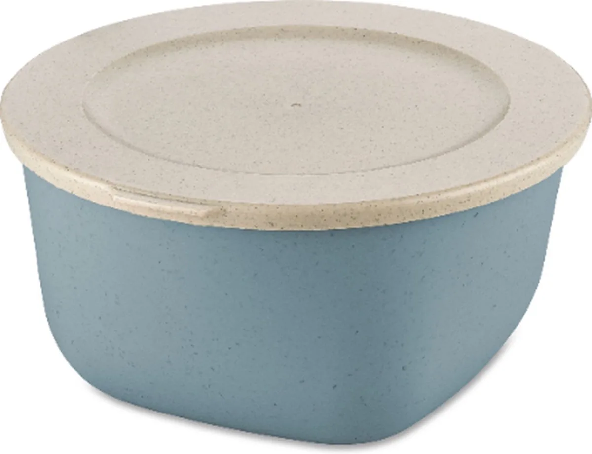 Vershouddoos, Kom met Deksel, 2 L, Natuur Bloemen Organic Bio-Circular de Koziol en Bleu – photo produit