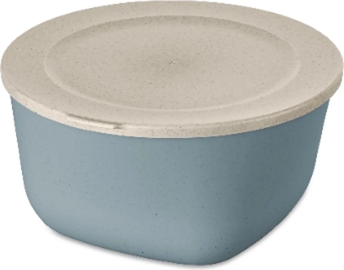 Vershouddoos, Kom met Deksel, 4 L, Natuur Bloemen Organic Bio-Circular de Koziol en Bleu – photo produit
