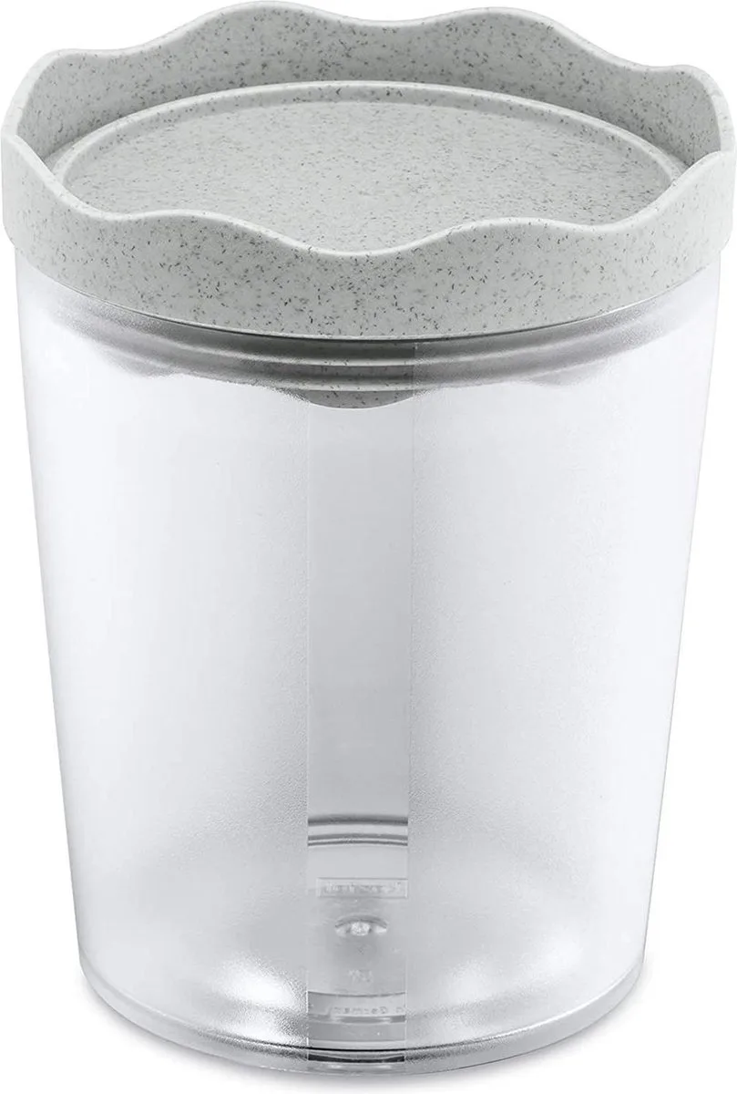 Voorraadpot, 0.75 L, Organic fra Koziol i Grå – produktbillede