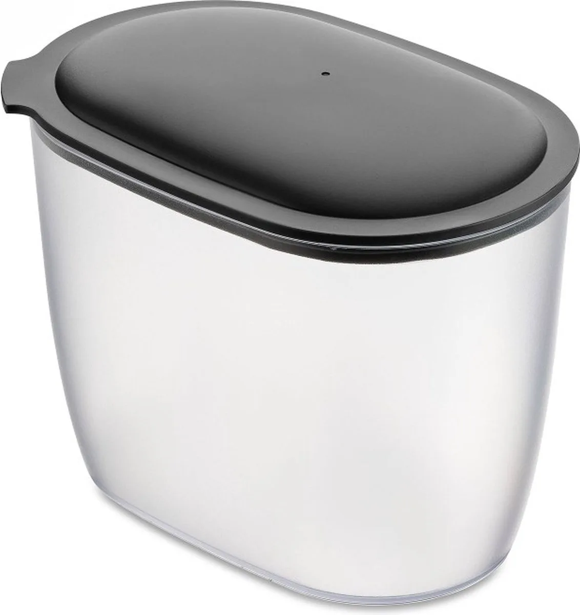 Voorraadpot, Ovaal, 1.4 L, As fra Koziol i Grå – produktbillede