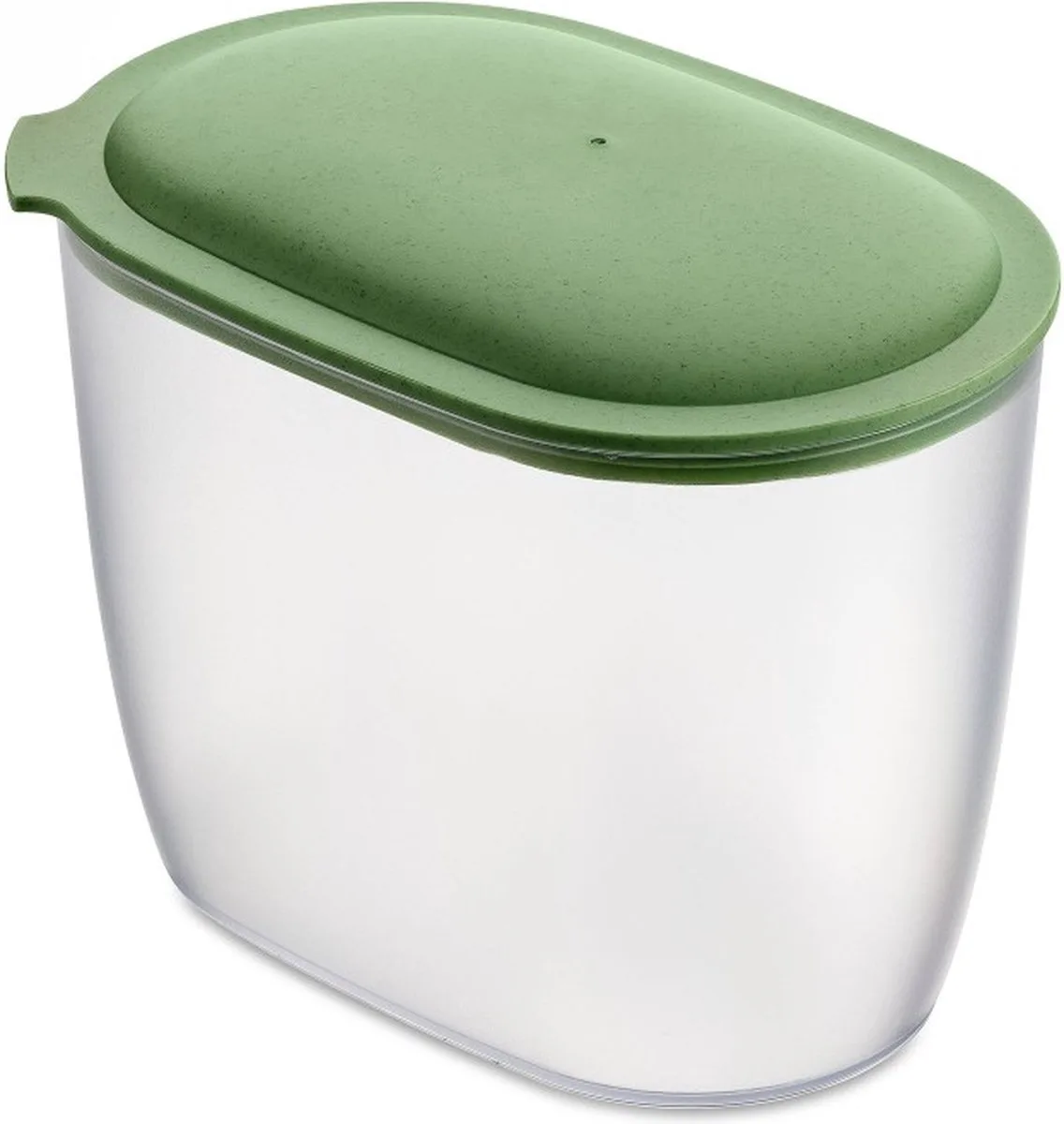 Voorraadpot, Ovaal, 1.4 L, Blad de Koziol en Vert – photo produit