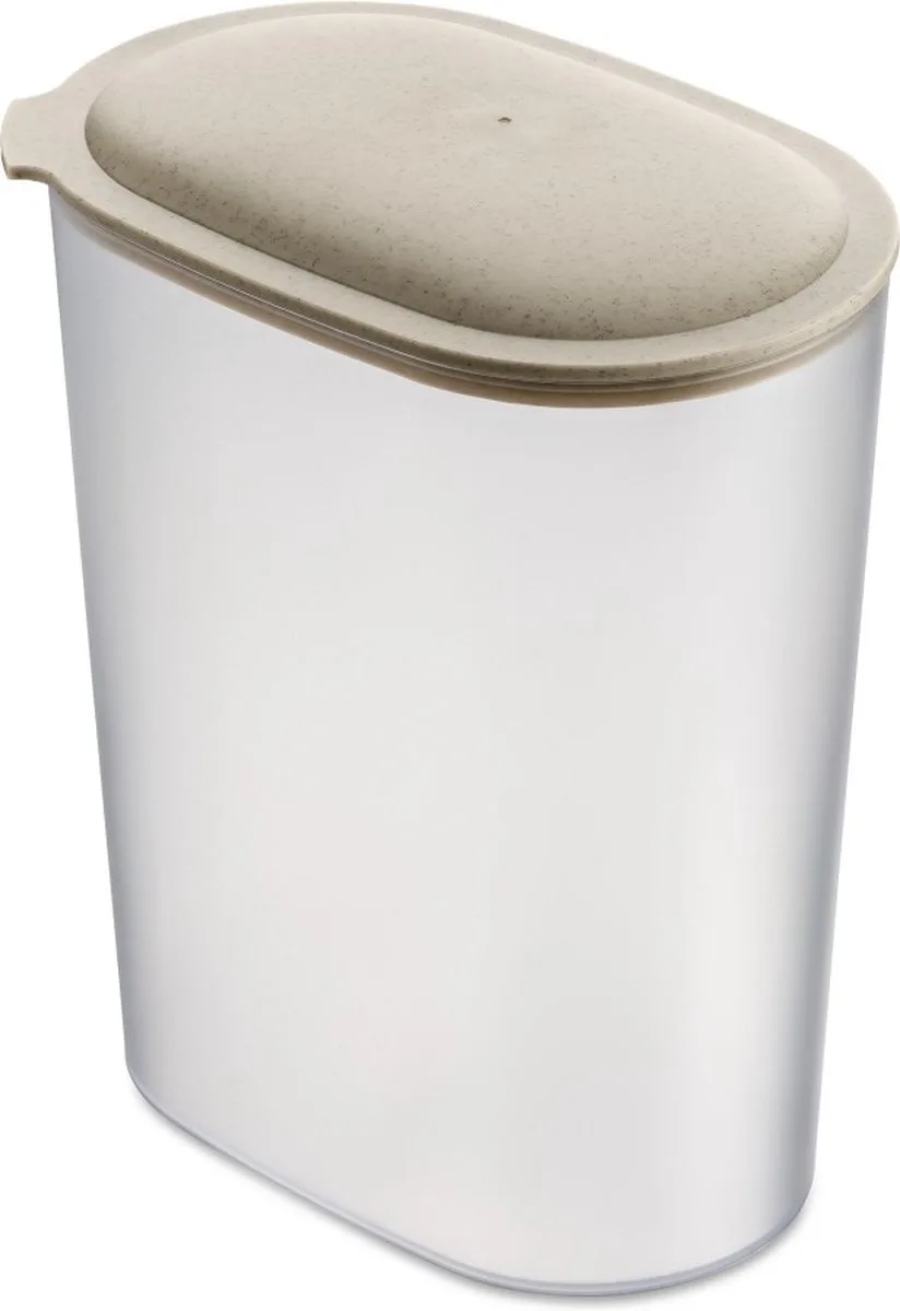 Voorraadpot, Ovaal, 2.5 L, Zand by Koziol in Beige – product photo