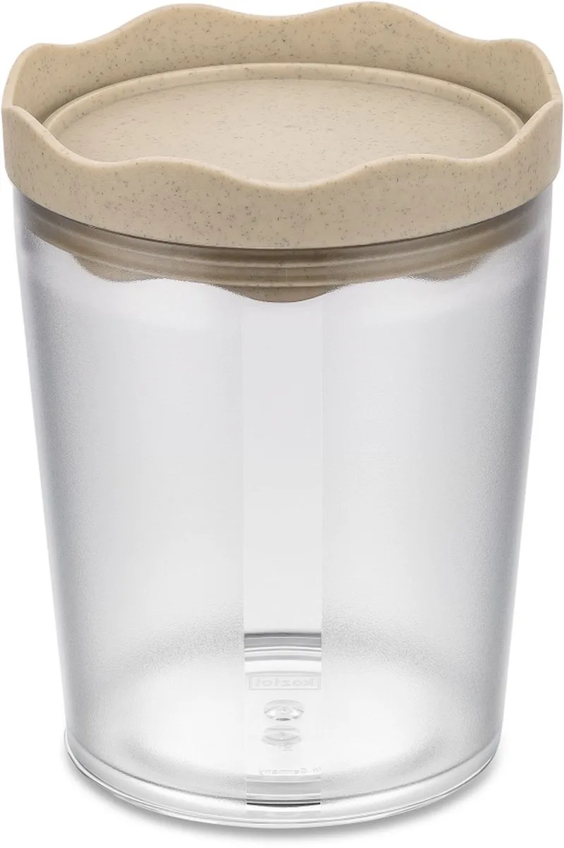 Voorraadpot, Rond, 0.75 L, Zand de Koziol en Beige – photo produit
