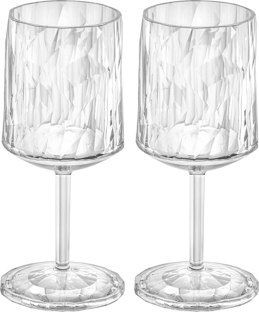 Wijnglas, 0.2 L, 2 sets van 2, Organic van Koziol in Transparant – productfoto