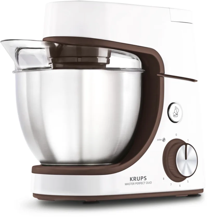 KA51K1 - Keukenmachine - 1100W - 4,6L - Bruin/Wit by Krups in Brown – product photo