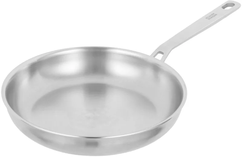 Culinary Fiveply Koekenpan 20 cm – RVS – 5-laags – Ongecoat – Inductie - Ovengeschikt tot 240 °C by Kuhn Rikon in Roestvrijstaal – product photo