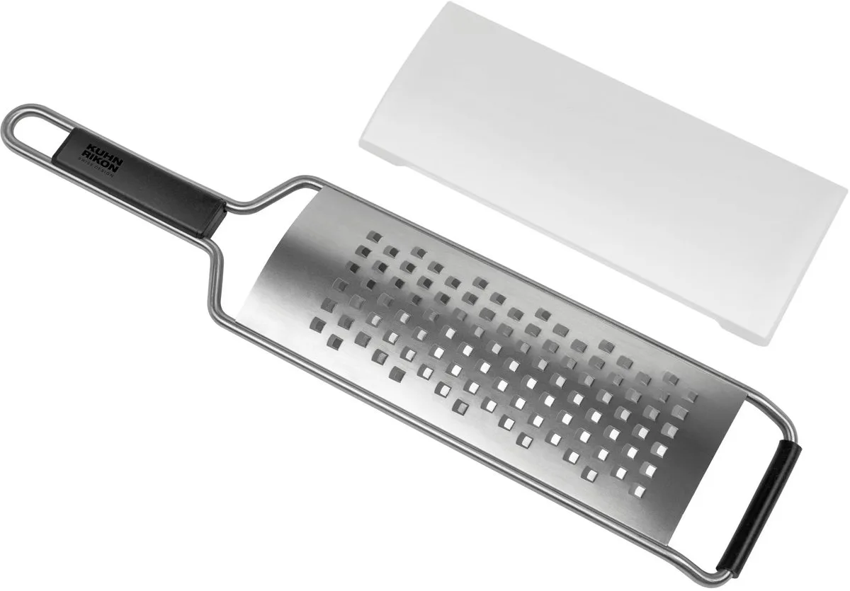 Essential Vlakke rasp Roestvrijstaal van Kuhn Rikon in Zwart – productfoto