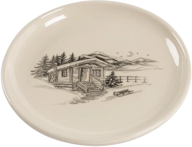 Teller Chalet Ø 21 cm by Kuhn Rikon in Brown – product photo