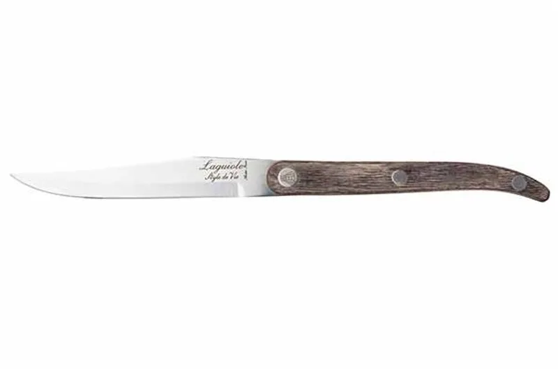 Steakmessen Innovation Line - 6-delig - Glad de Laguiole Style de Vie en Gris – photo produit