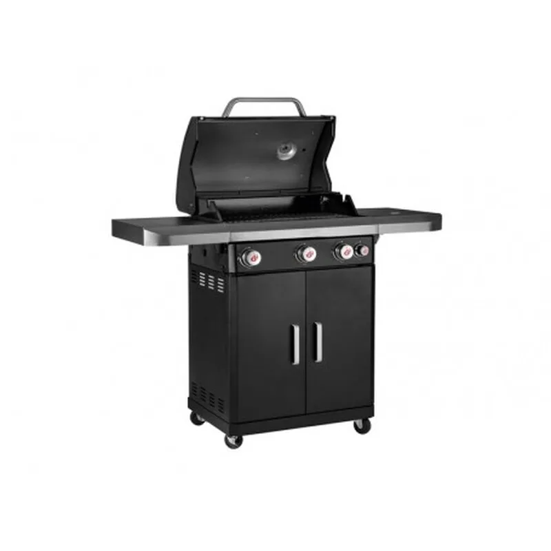 Gasbarbecue van roestvrij staal met kookrooster Rexon Pts3 van het merk van Landmann – productfoto