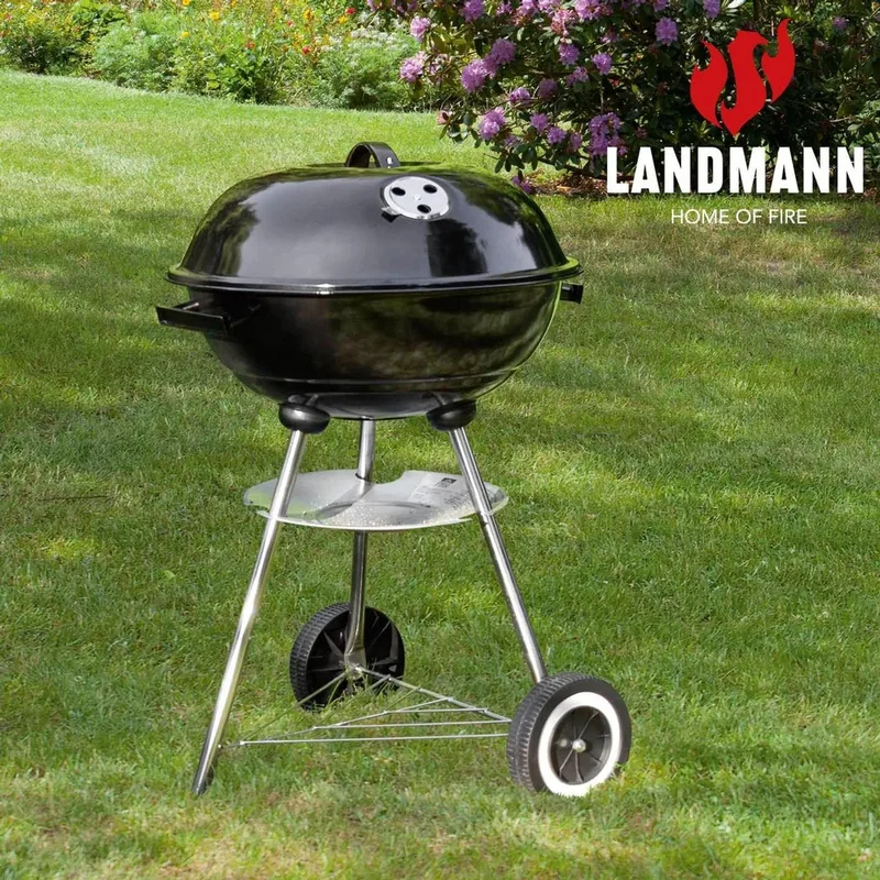CG-I-415 - Houtskoolbarbecue - 41 cm - Emaliestaal by Landmann in Black – product photo
