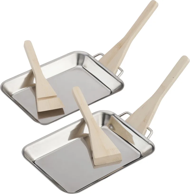Mini barbecue pannen met schrapers 13711 by Landmann in Rvs – product photo