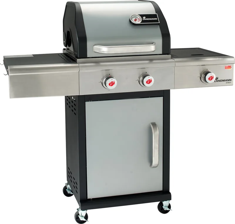 Triton Gasbarbecue - 3 branders by Landmann in Silver – product photo
