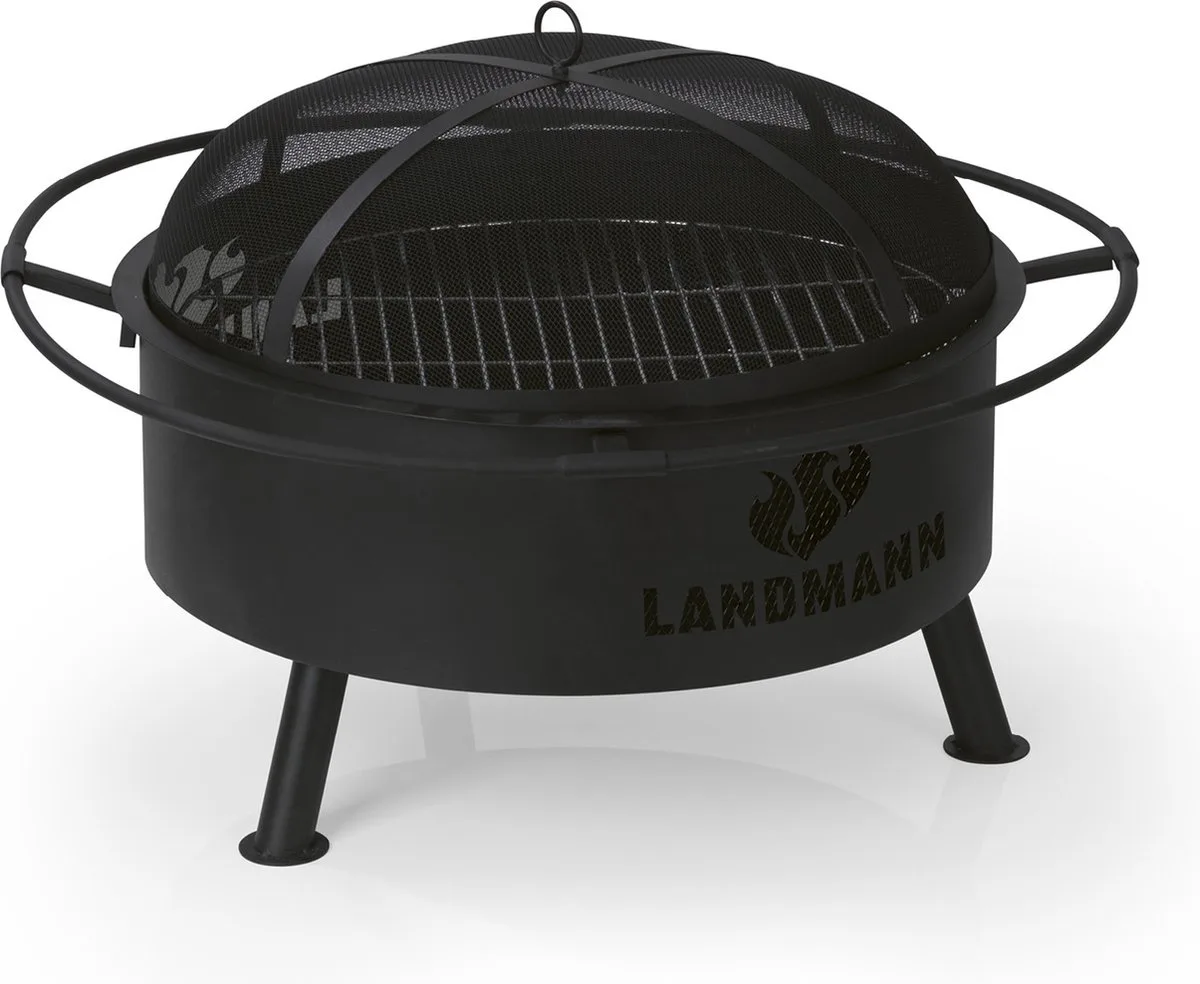 vuurkorf met grillrooster 78cm by Landmann in Black – product photo