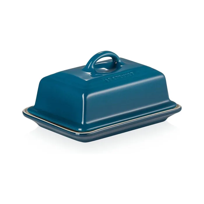 Aardewerk - Botervloot Deep Teal van Le Creuset – productfoto