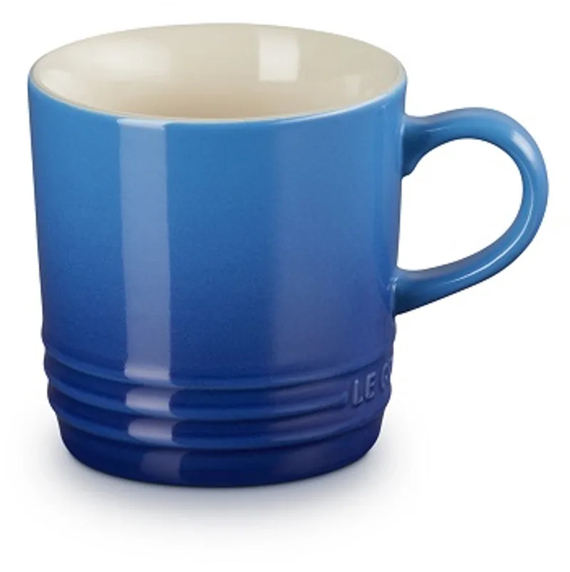 aardewerk cappuccino mok | 200 ml | azuurblauw fra Le Creuset i Blå – produktbillede