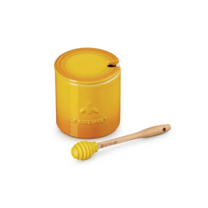 Aardewerk - Honingpot met spatel 0,42l Nectar fra Le Creuset – produktbillede