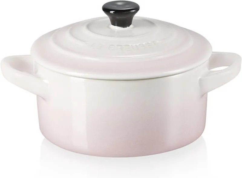 Aardewerk - Mini braadpan 10cm 0,25l Shell Pink van Le Creuset in Roze – productfoto