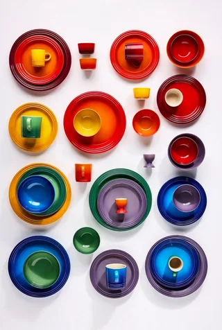 Aardewerk Regenboog Koffie Cappuccino Mokken | 200ml | 6 stuks von Le Creuset in Rot, Orange, Blau, Grün, Gelb, Lila – Produktfoto 5 von 5