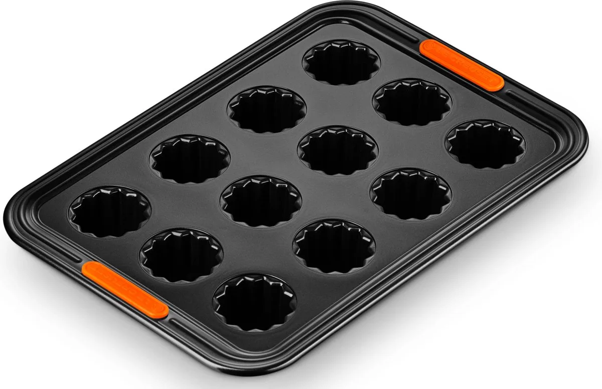 Bakvorm Patiliss - voor 12 cannelés - 39 x 27 cm de Le Creuset en Noir – photo produit