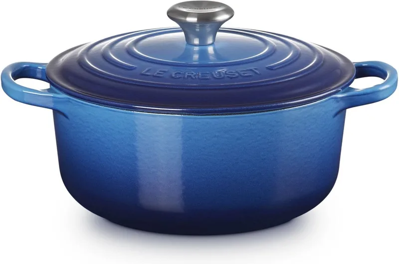 Braad- / Stoofpan Signature rond 18cm 1,8l by Le Creuset in Azure – product photo 1 of 3