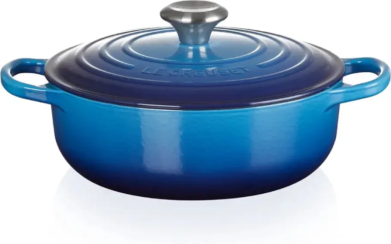 Braadpan - 3,4 Liter - Azure Blauw von Le Creuset in Azuurblauw – Produktfoto