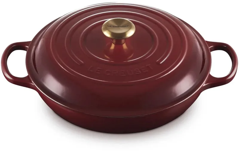 Braadpan - 30cm - Campagnard van Le Creuset in Garnet – productfoto