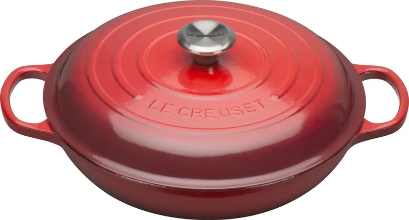 Braadpan Campagnard Ø 26 cm by Le Creuset in Kersenrood – product photo