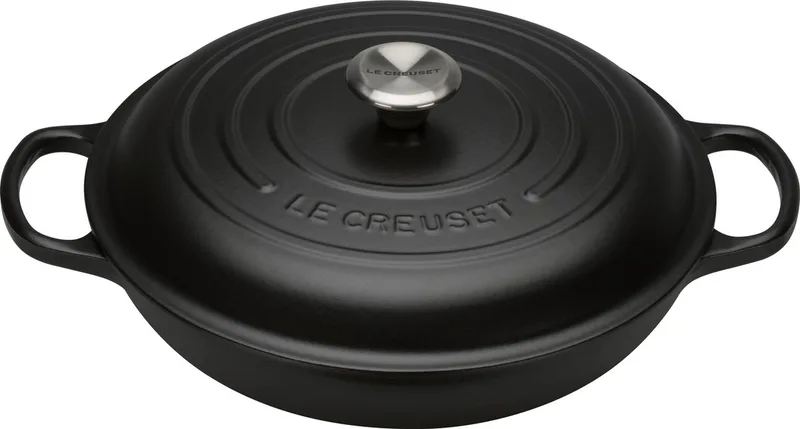Braadpan Campagnard - Ø26 CM - Gietijzer fra Le Creuset i Mat zwart – produktbillede