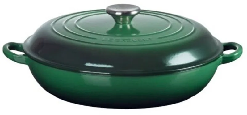 Braadpan Campagnard - Ø30 CM - Gietijzer by Le Creuset in Cactus – product photo
