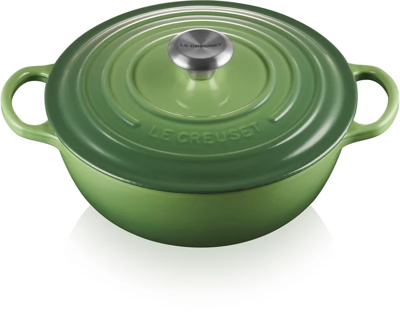 Braadpan - Marmite - Groen - Ø 26 cm / 4.1 Liter by Le Creuset in Bamboo – product photo