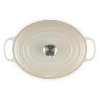Braadpan Ovaal Signature - ø 31 cm / 6.3 Liter de Le Creuset en Meringue – photo produit 3 sur 4
