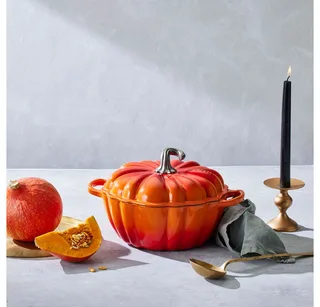 Braadpan Pompoen 24 cm Oranjerood von Le Creuset in Oranje Rood – Produktfoto 2 von 5