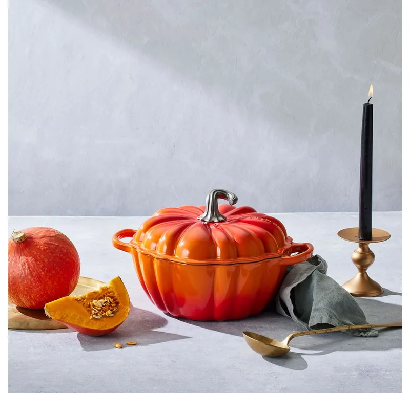 Braadpan Pompoen 24 cm Oranjerood von Le Creuset in Oranje Rood – Produktfoto 2 von 5