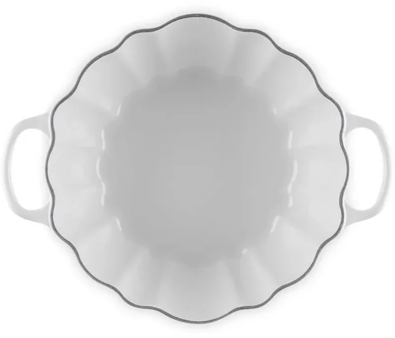 Braadpan Pompoen 24 cm by Le Creuset in White – product photo
