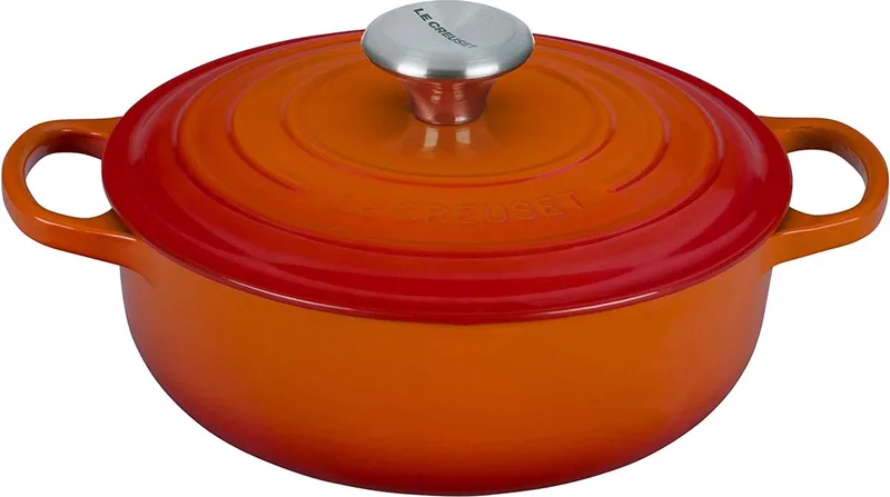 Braadpan - Sauteuse - 24cm - 3.4L van Le Creuset in Oranjerood – productfoto