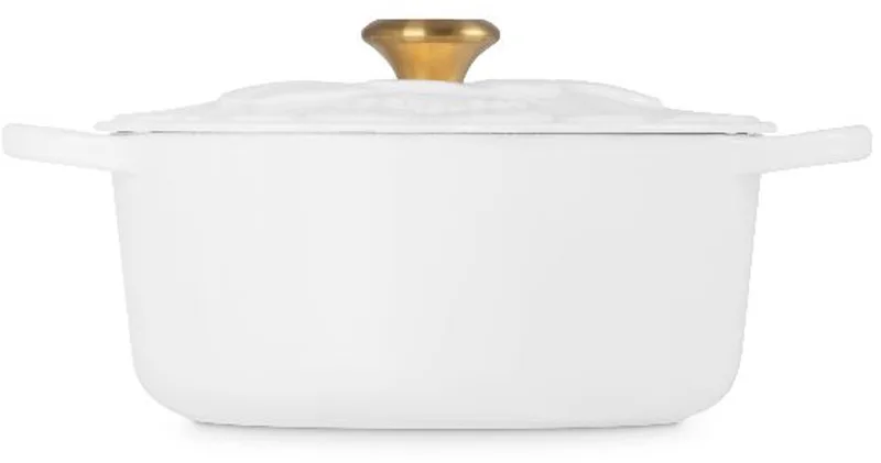 Braadpan Signature 26 Cm Bloesem de Le Creuset en Blanc – photo produit