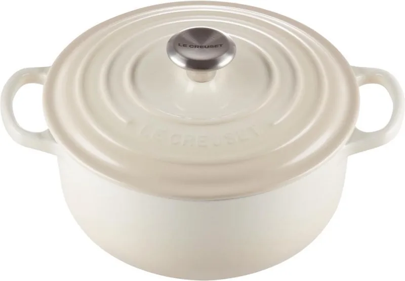 Braadpan Signature - ø 20 cm / 2.4 liter van Le Creuset in Meringue – productfoto 1 van 3