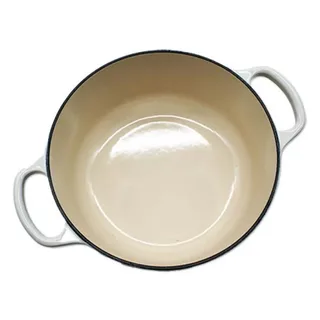 Braadpan Signature - ø 20 cm / 2.4 liter van Le Creuset in Meringue – productfoto 2 van 3