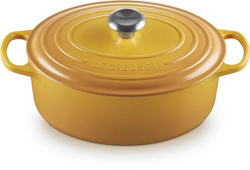 Braadpan Signature Ovaal 29 cm / 4.7 Liter de Le Creuset en Nectar – photo produit