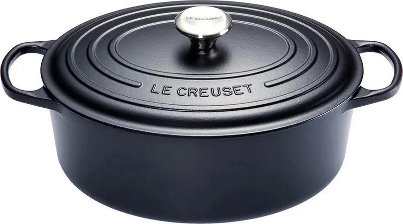 Casserole Signature Oval 31 Cm de Le Creuset en Noir – photo produit