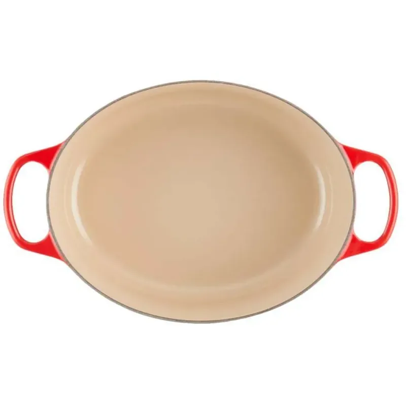 Braadpan Signature - Ovaal - ø 27 cm / 4.1 liter von Le Creuset in Kersenrood – Produktfoto 2 von 4