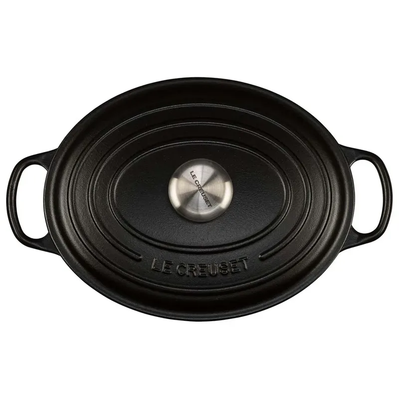 Braadpan Signature - Ovaal - ø 27 cm / 4.1 liter från Le Creuset i Mat Zwart – produktbild 3 av 3
