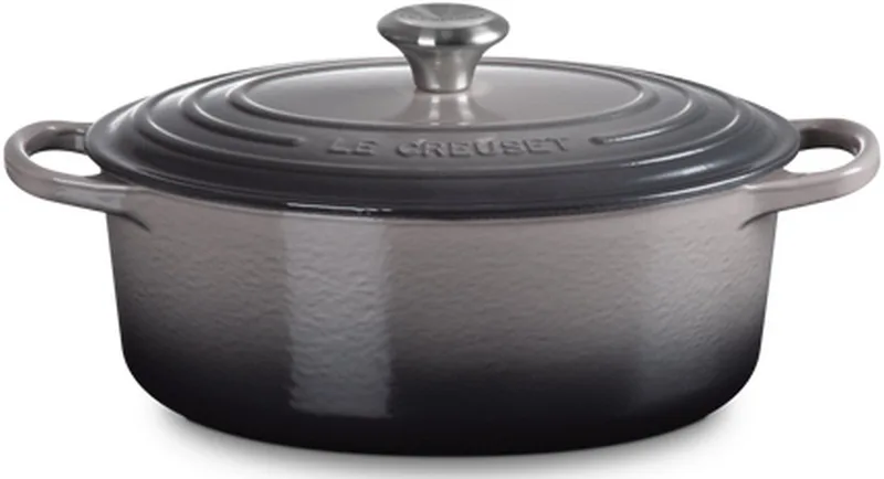Braadpan Signature - Ovaal - ø 29 cm / 4.7 liter de Le Creuset en Flint – photo produit