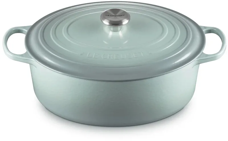 Braadpan Signature ovaal SeaSalt 33cm 7,5l by Le Creuset in Sea Salt – product photo