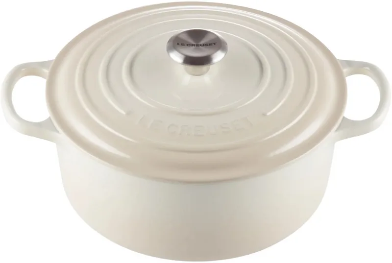 Braadpan Signature rond 34cm 12l by Le Creuset in Meringue – product photo