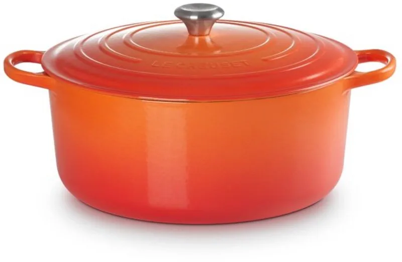 Braadpan Signature rond 34cm 12l by Le Creuset in Oranjerood – product photo